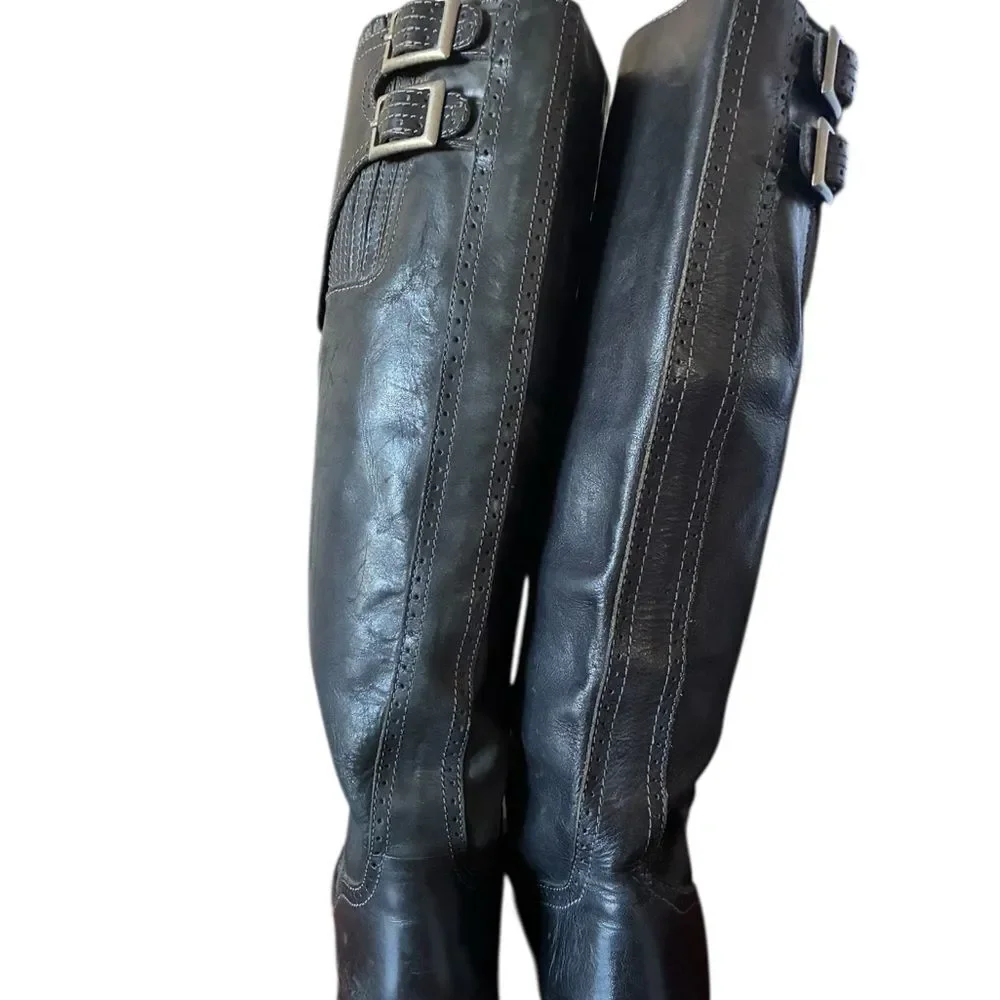Lucky Brand Black Over the Knee Boots